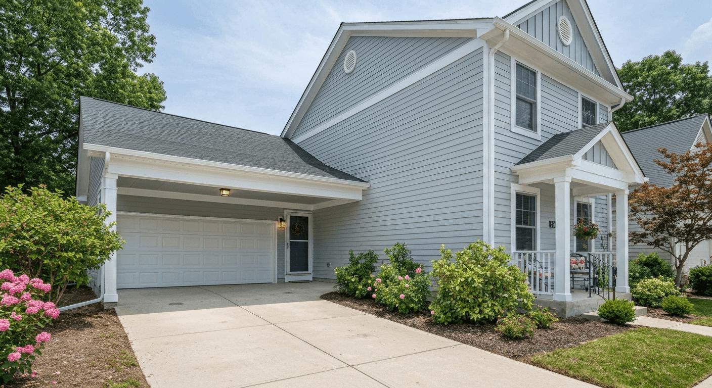 Power washing driveway and exterior surfaces